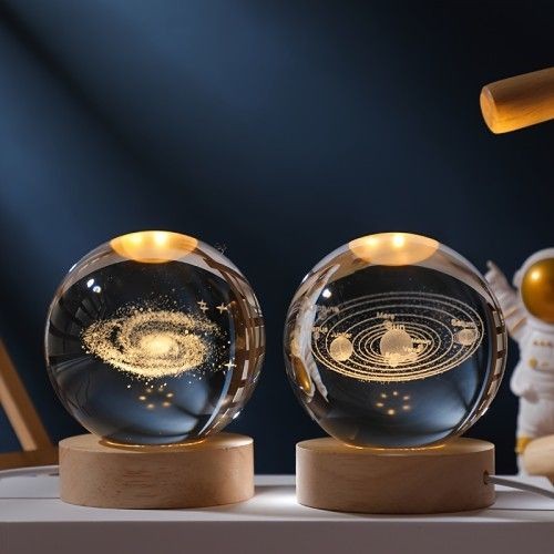 3D Crystal Gallaxy LED Ball (Mix Design)