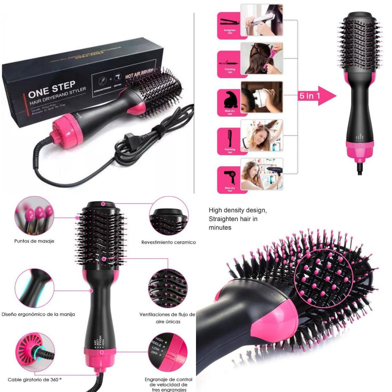 ONE STEP HOT HAIR BRUSH