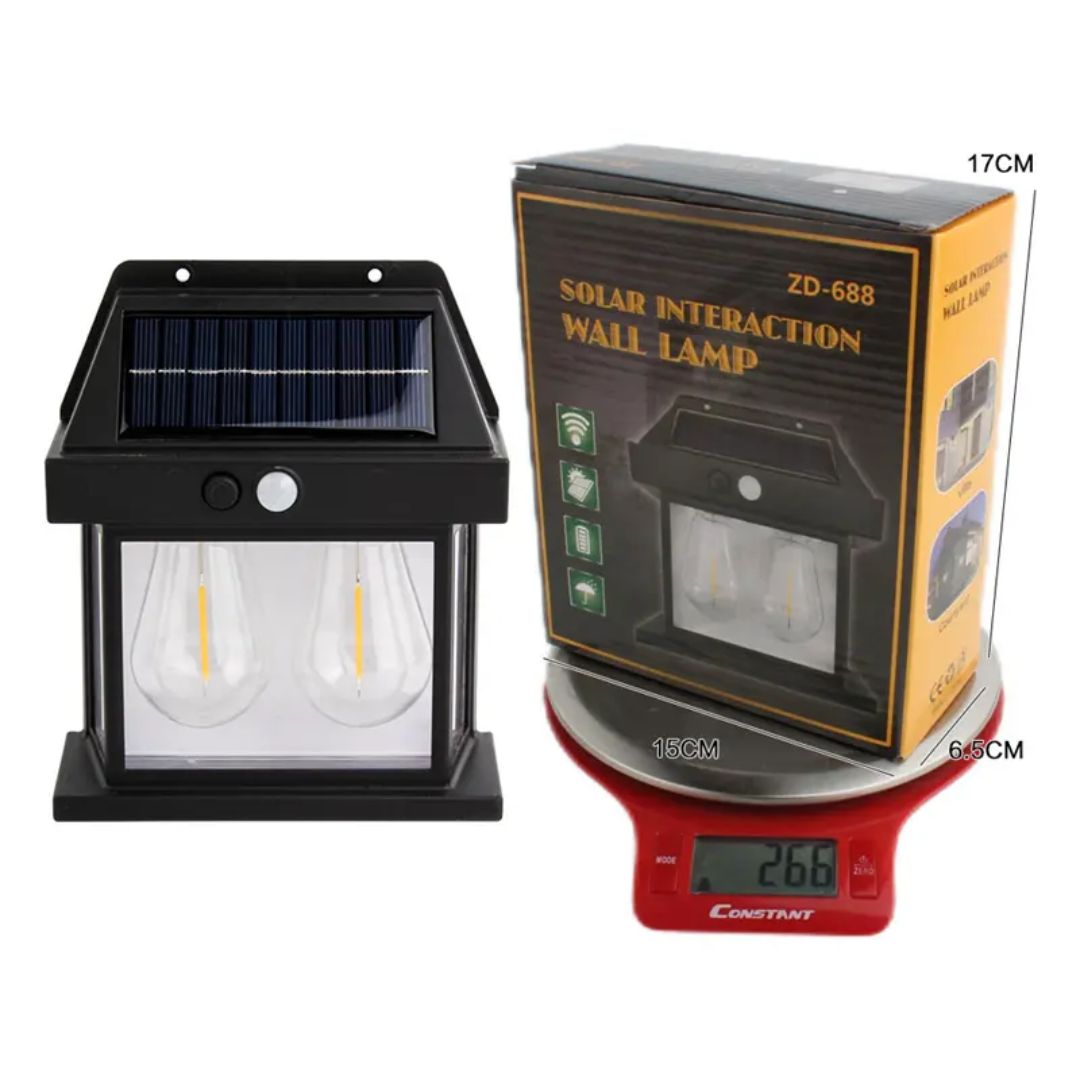 ZD-688 Dual Bulb Solar Wall Lamp