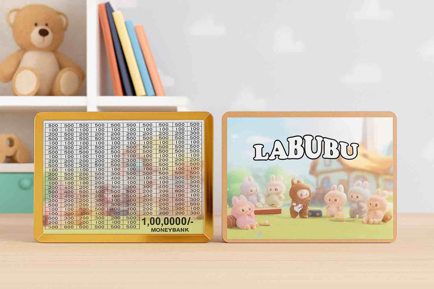 Labubu Wooden Money Bank