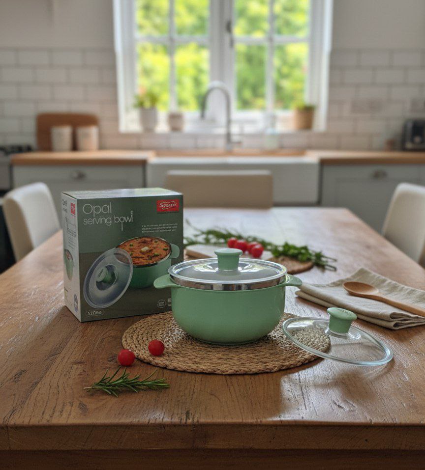 1100ml Stainless Steel Serving Bowl