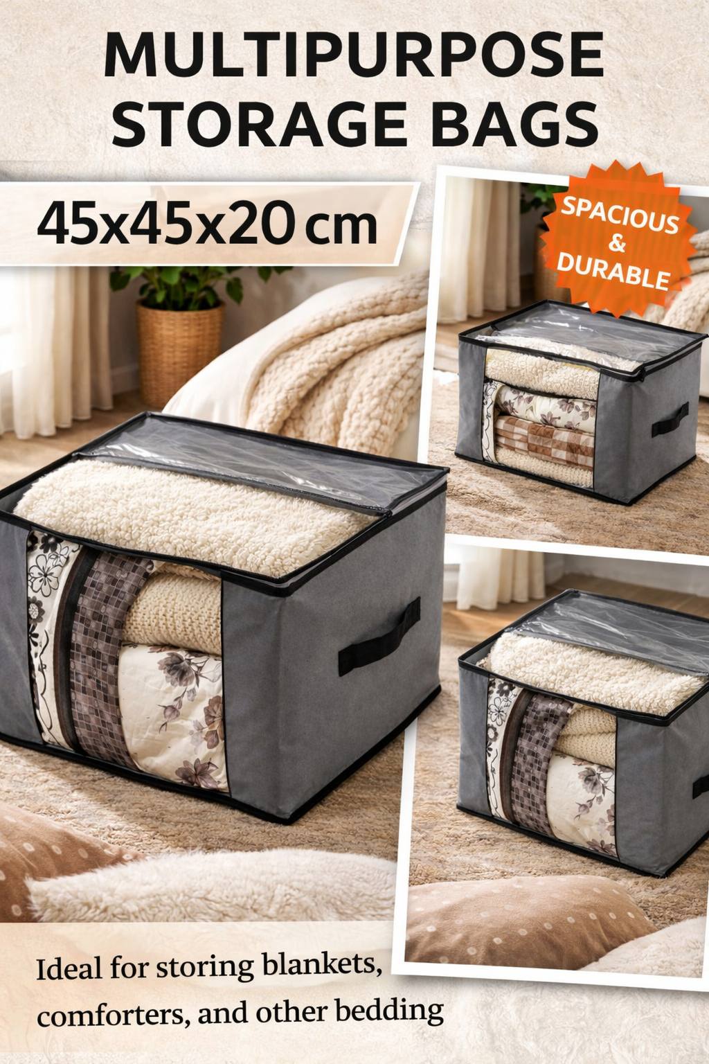 Front Window Multi Storage Organiser (45*45*20cm)