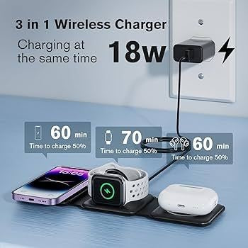 18W 3in1 Multipurpose Wireless Charger
