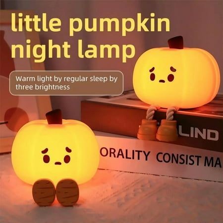 Multifunction Silicon Pumpkin Night Lamp (Imported)