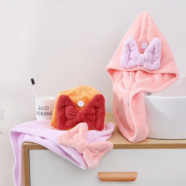 Big Bow Ladies Hair Towel (Imported)