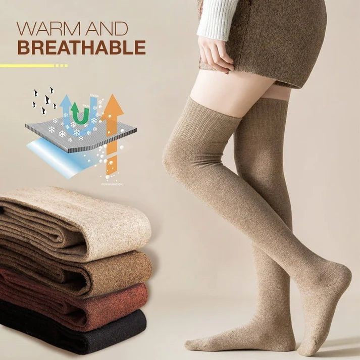 Warm Woolen Long Socks (Imported)