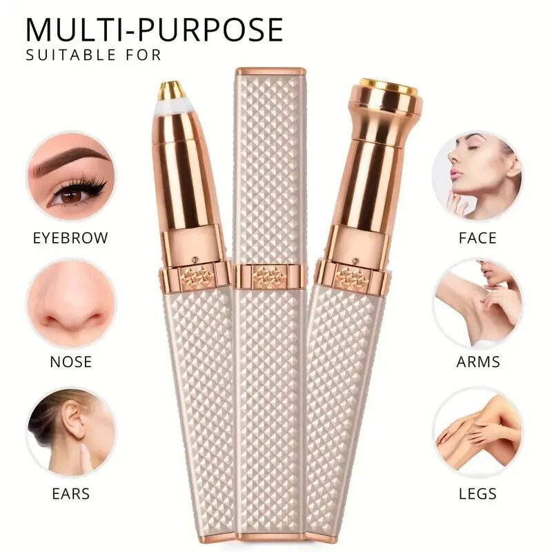 2in1 Diamond Eyebrow & Facial Hair Remover (Imported)