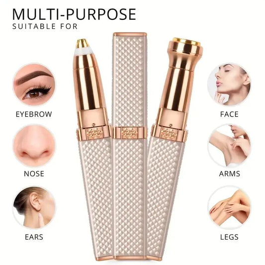 2in1 Diamond Eyebrow & Facial Hair Remover (Imported)