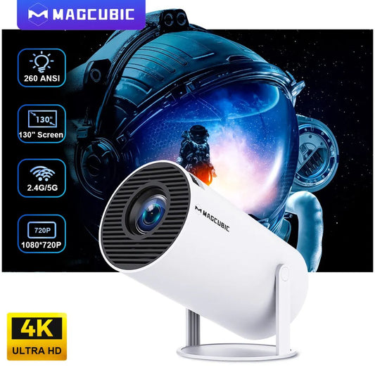Ultra HD Metallic Cylinder Projector (Imported)