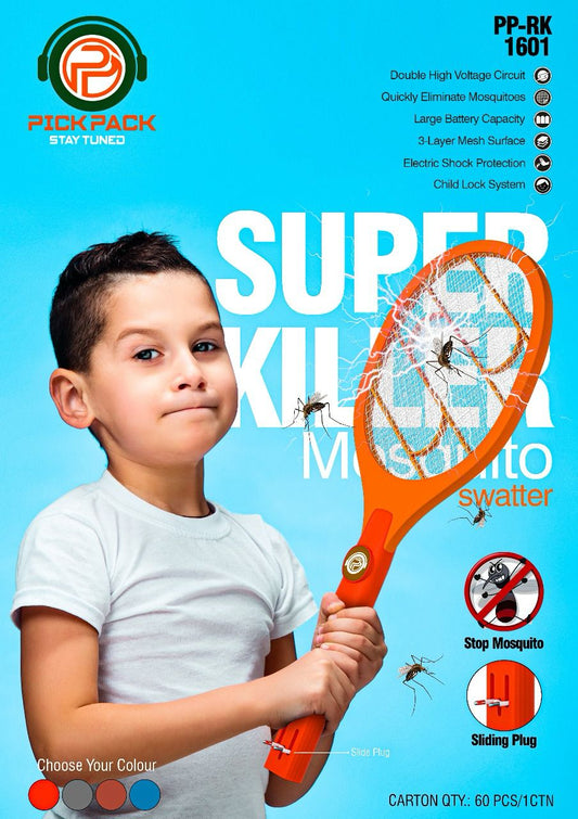 PICK PACK- 1601 MOSQUITO KILLER RACKET