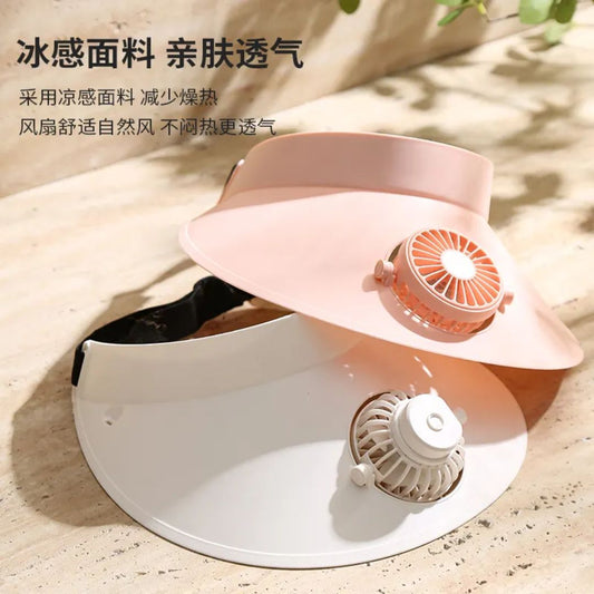 Solar Rechargable Fan Cap (Imported)