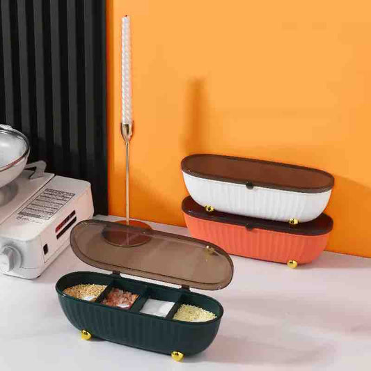 Creative Canoe Masala & Dryfruit Tray