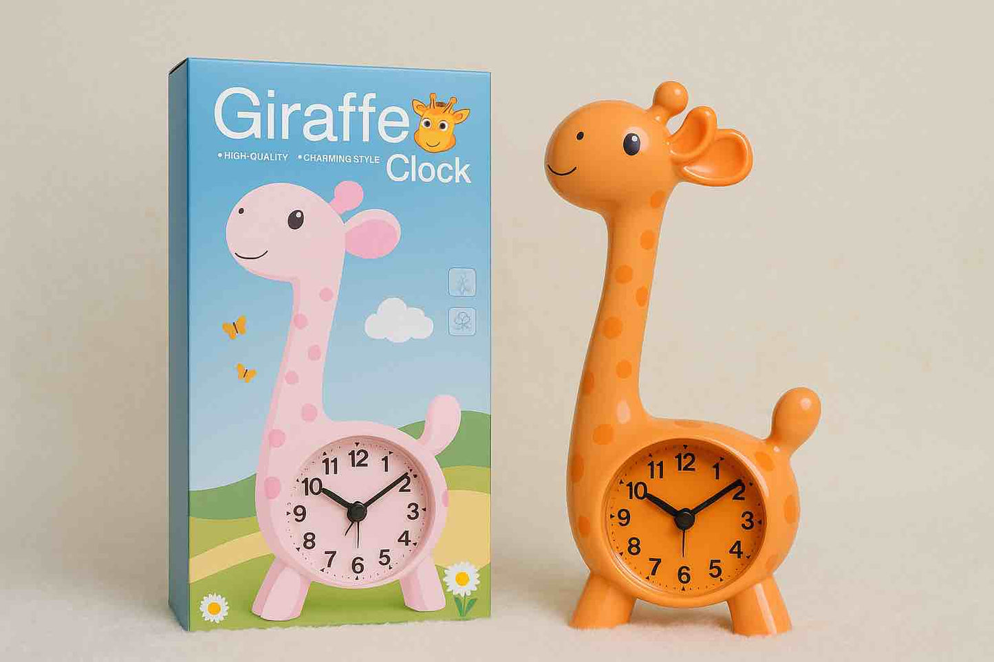 3427 Giraffe Table Clock