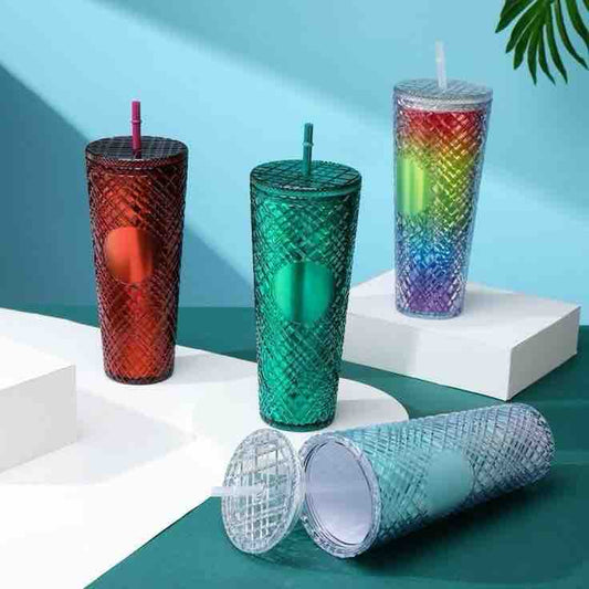 B-49 Glitter Sipper Glass (Imported)