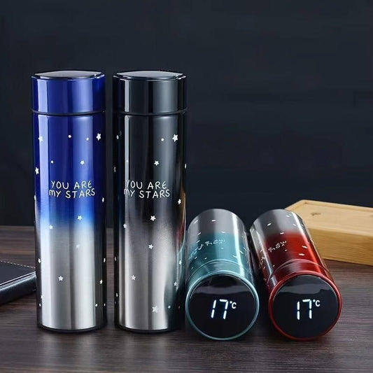 B-73 Printed Space Star Temperature Bottle (Imported)