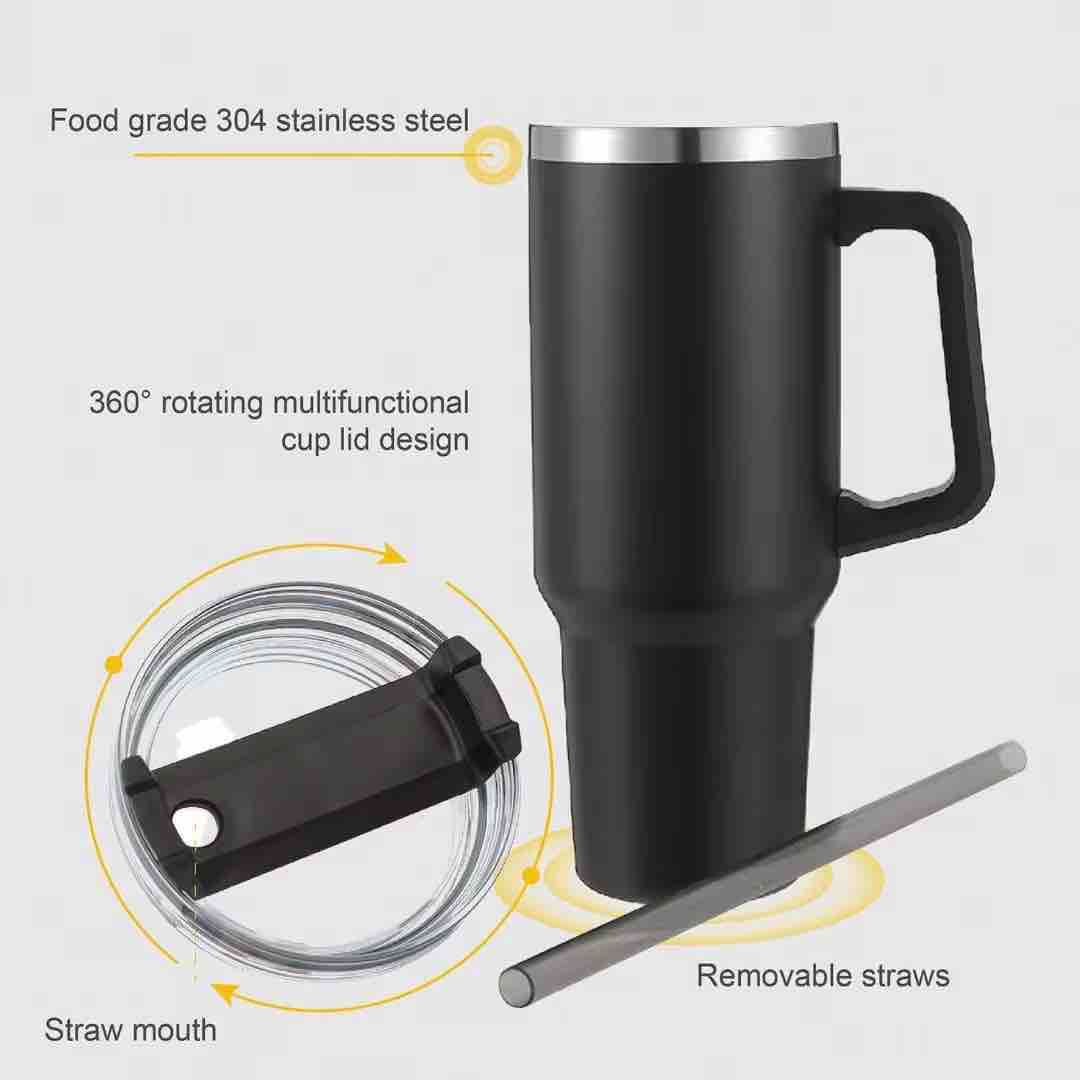 B-118 1200ml Black Tumbler Mug (Imported)