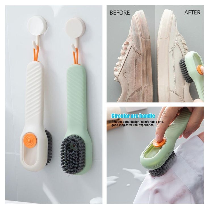 Multipurpose Cleaning Liquid Shoe Brush (Imported)