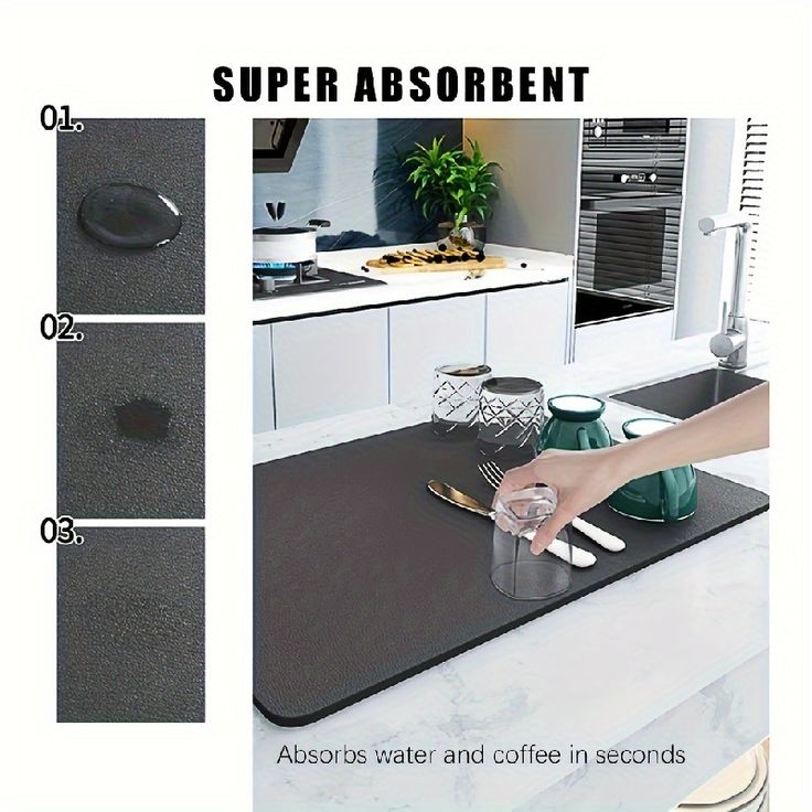 Dish Drying Mat (Imported) 30*40 cm