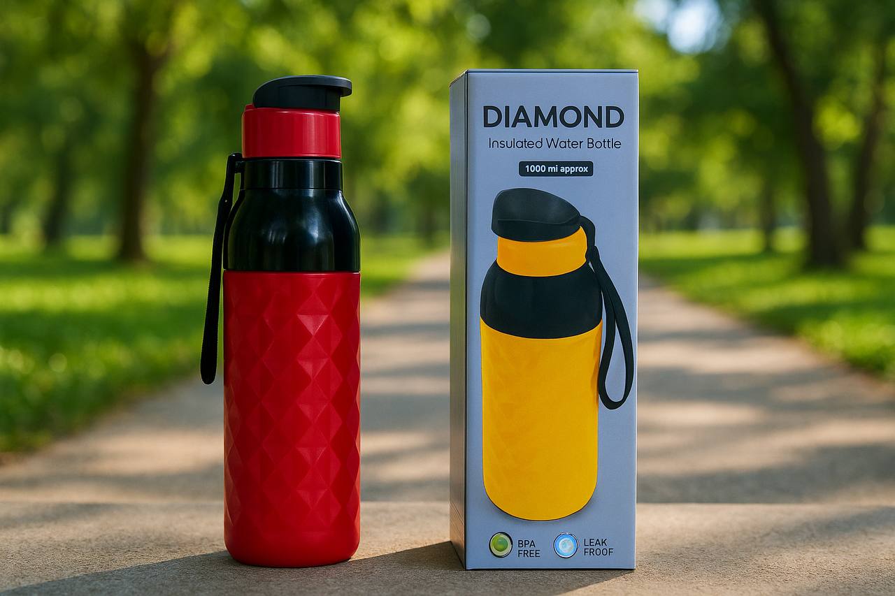 DIAMOND 1000ML INSULATED WATER BOTTLE