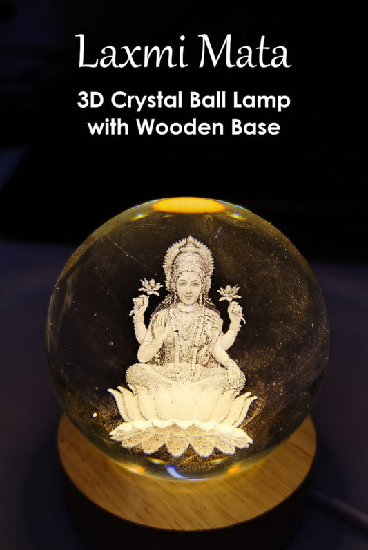LAXMI JI 3D CRYSTAL BALL ??