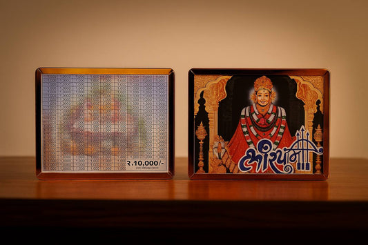 Khatu Shyam Ji Print Wooden Money Bank