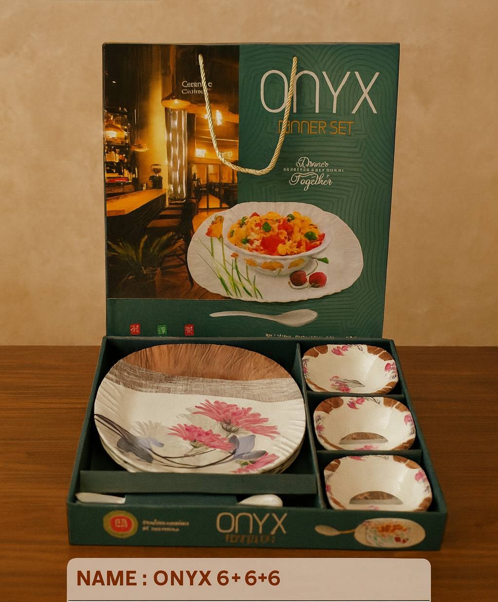 ONYX 18 Pcs Dinner Gift Set