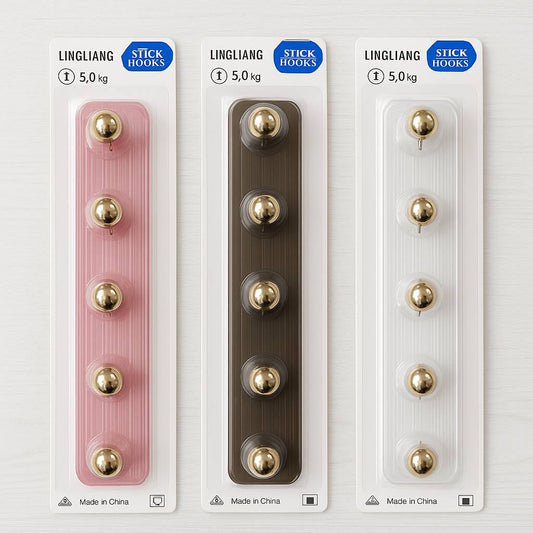 5in1 Acrylic Self Adhesive Hook (8219)