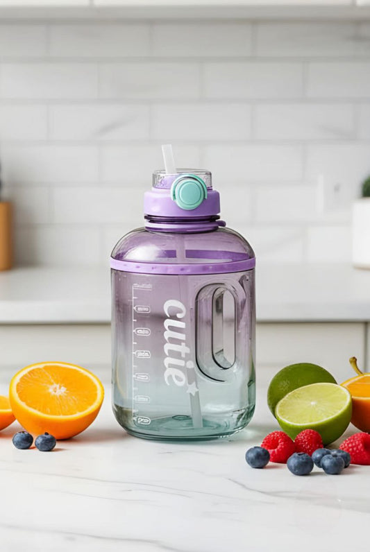 B-108 Transparent 1800ml Sports Sipper Bottle (Imported)