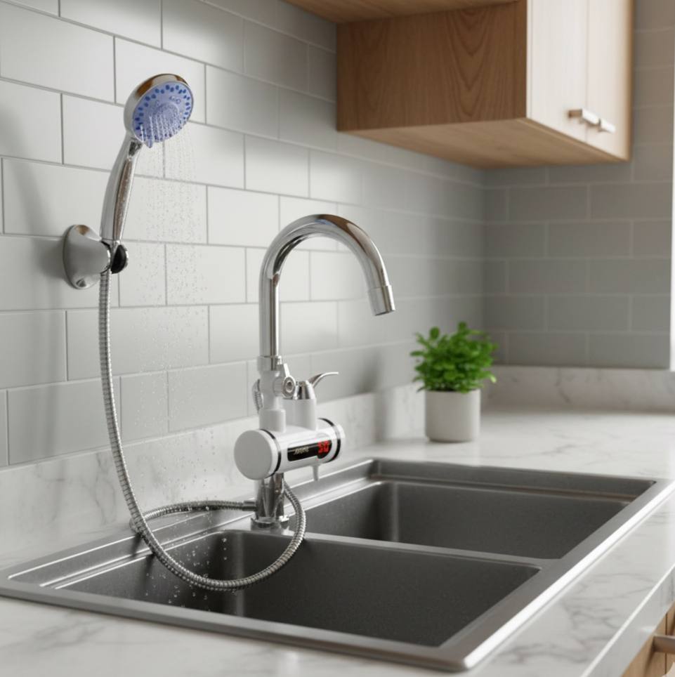 Instant Water Geyser With Shower (Imported)