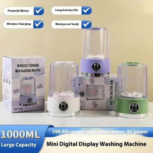 738 1L Rechargable Portable Washing Machine (Imported)