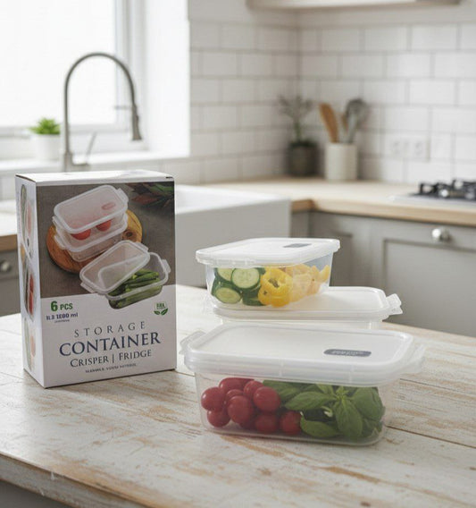 6 Pcs 1200ml Storage Containers