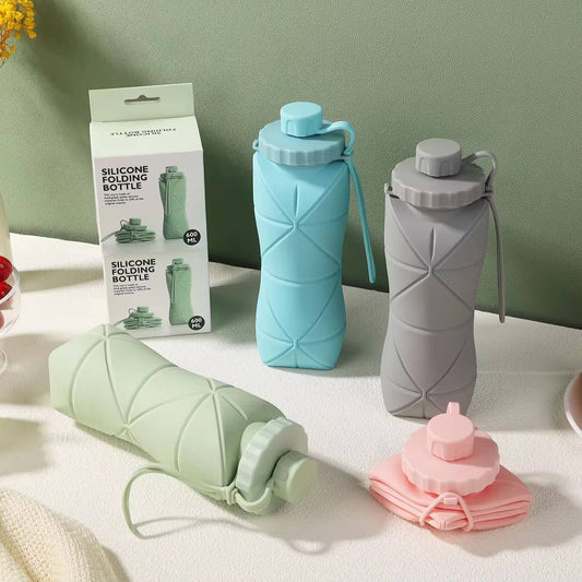 600ml Silicon Foldable Bottle (Imported)