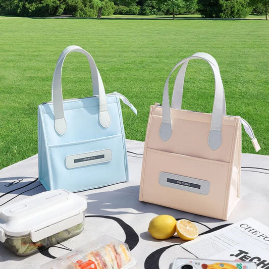 2948 Square Smiley Insulated Big Lunch Bag
