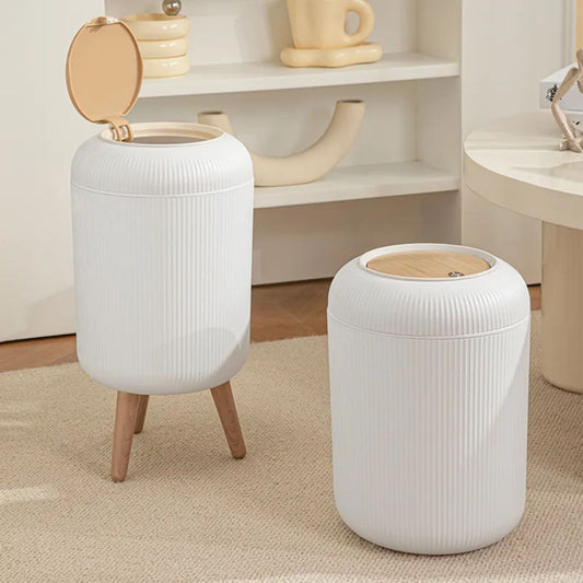 10L Premium White Dustbin