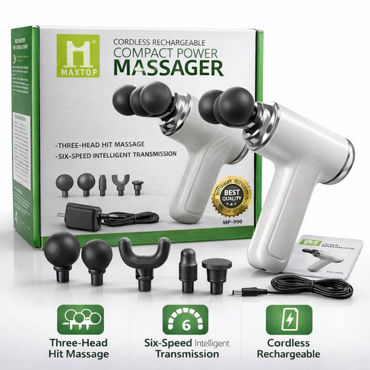 MP-990 3 Head Premium Massage Gun (Imported)