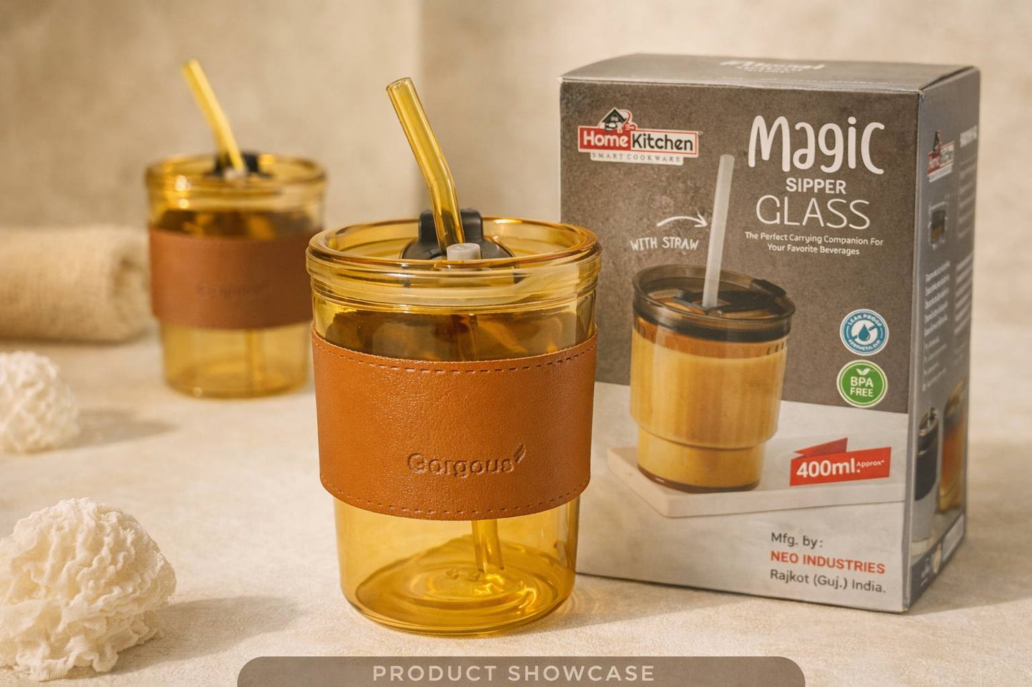 400ml Magic Sipper Transparent Mug