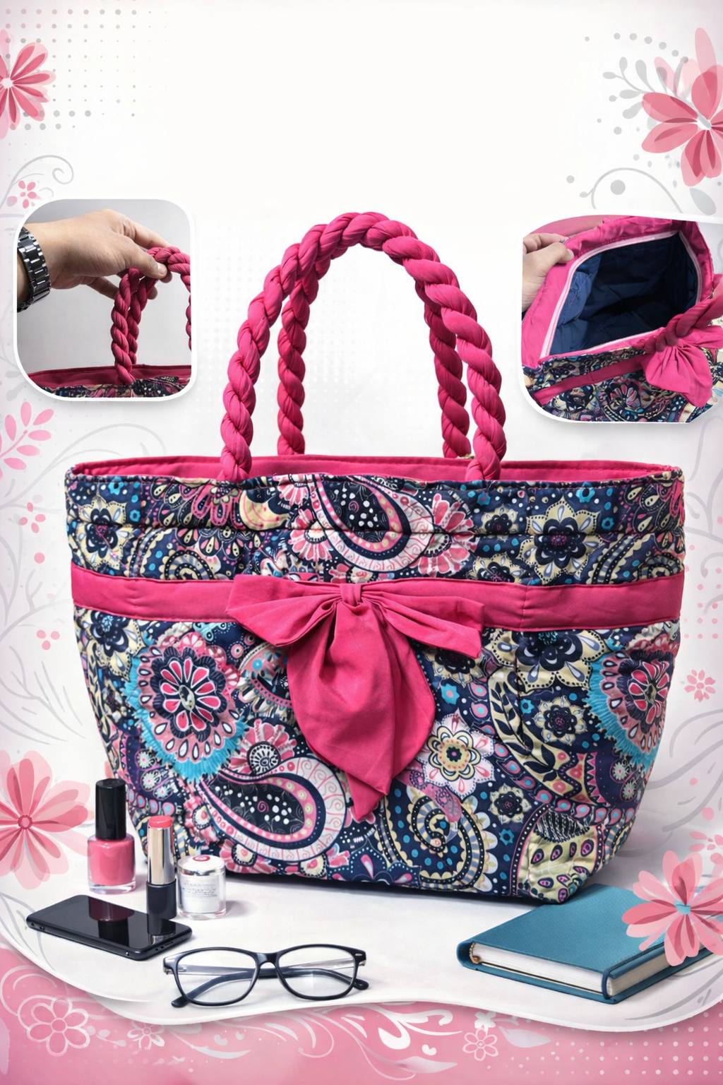 Fancy Ladies Hand Bow Bag (Imported) JA0088